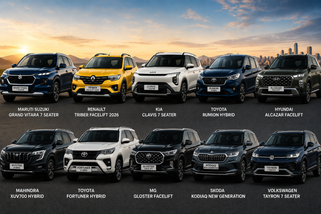  upcoming 7 seater cars in india
