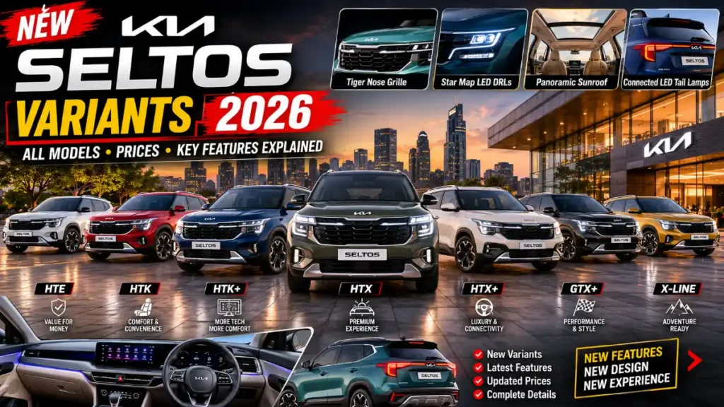 New Kia Seltos Variants 