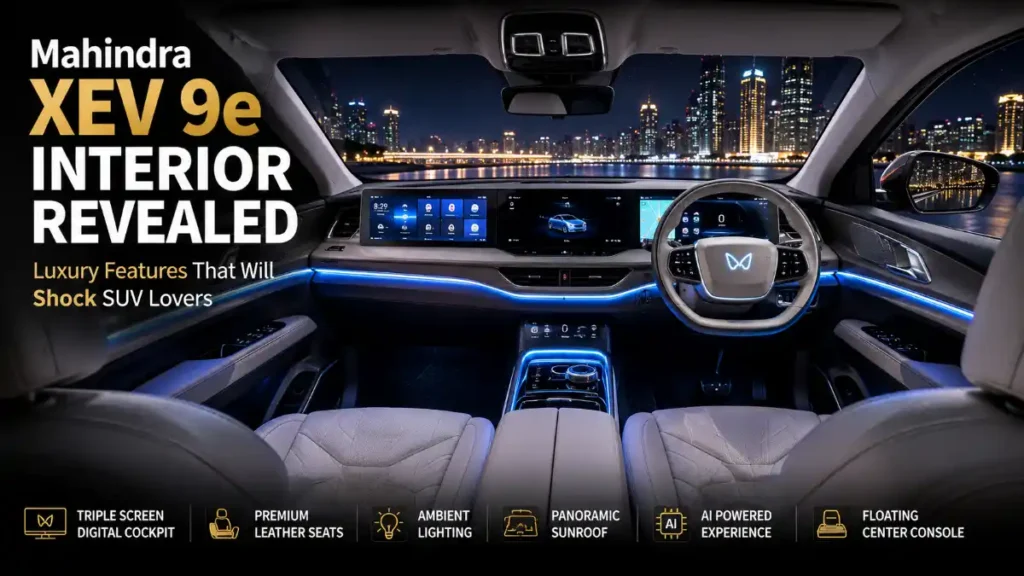 Mahindra XEV 9e Interior 