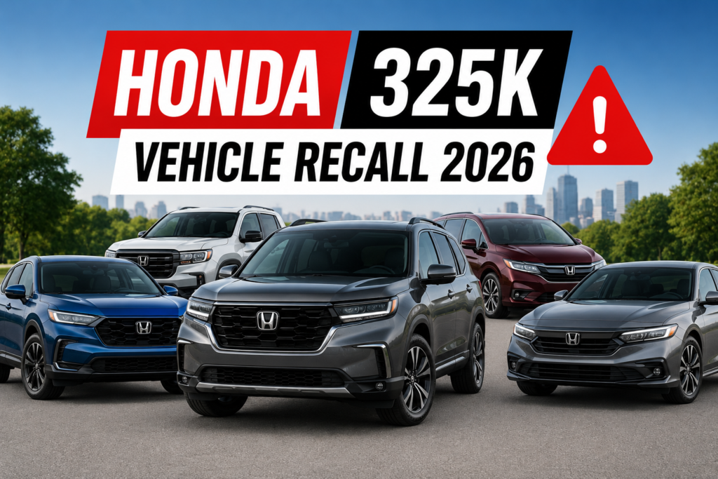 Honda 325K Vehicle Recall