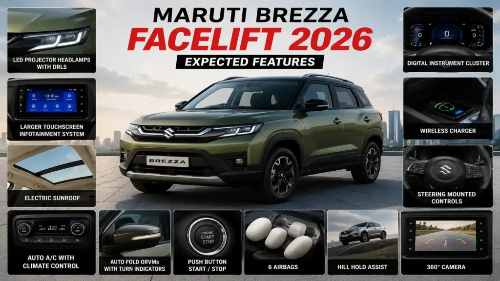 Maruti Brezza Facelift 2026 Booking Amount